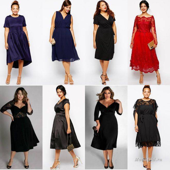 Востребованные модели платьев для полных женщин, правила создания эффектных образов