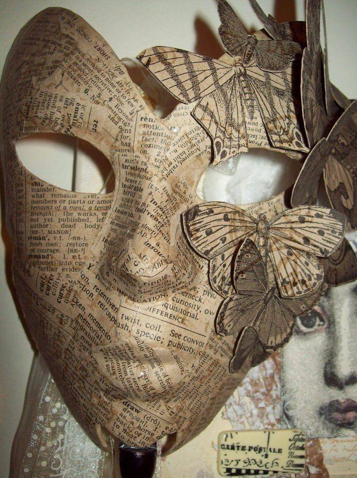 Делаем карнавальные маски своими руками из различных материалов: бумаги, гипсовой ткани, папье-маше, латекса