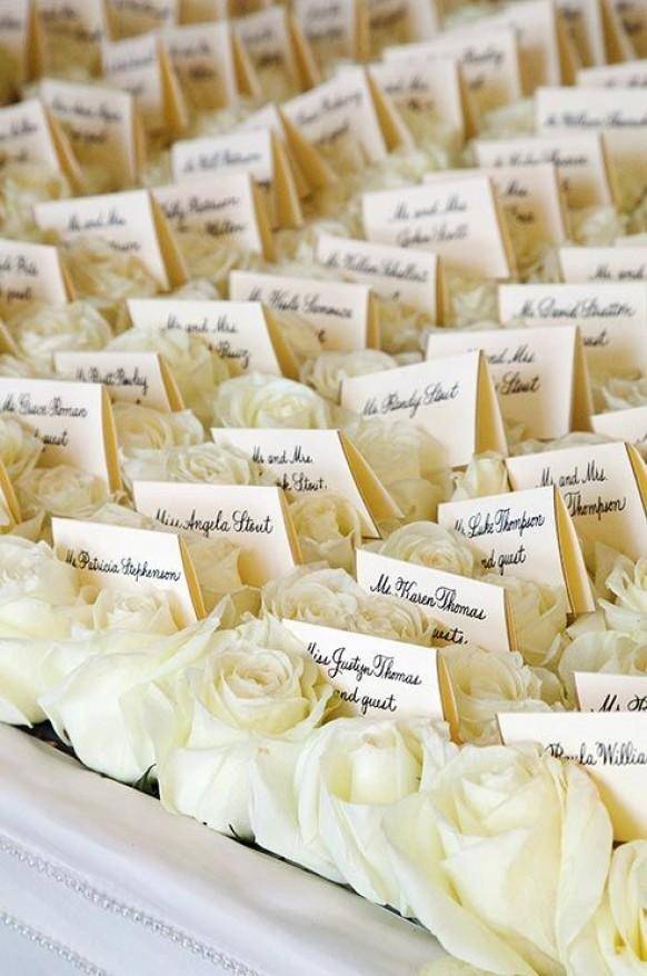Рассадочные карточки на свадьбу, или как красиво пригласить гостей к столу