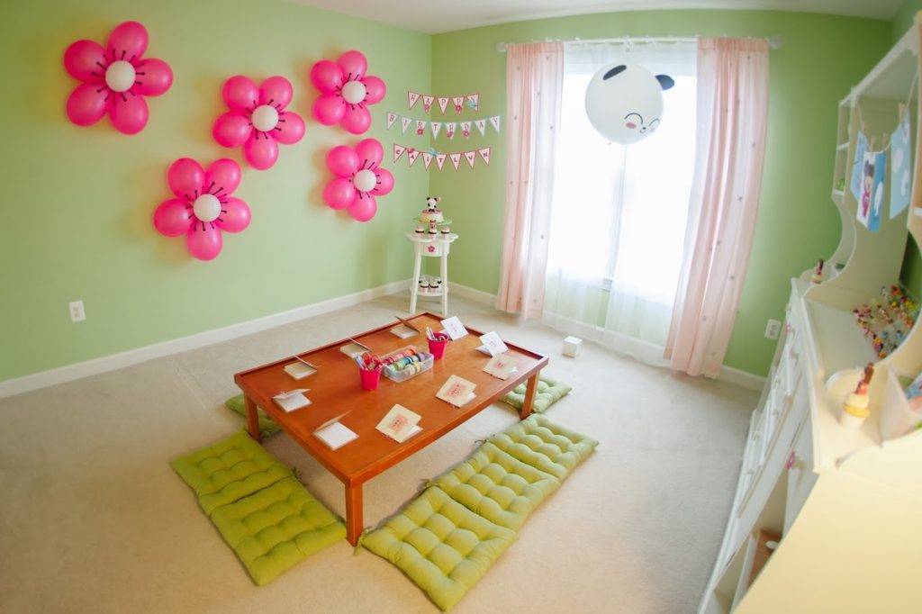 Как украсить комнату девочке на 1 годик: оригинальные и простые идеи