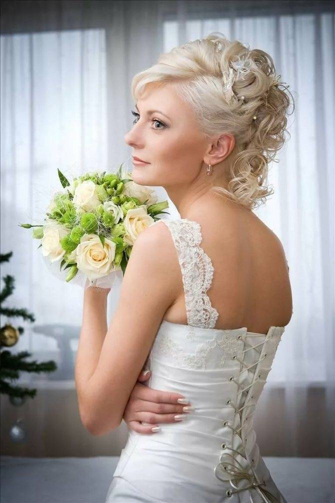Лучшие свадебные прически на короткие волосы с пошаговыми фото