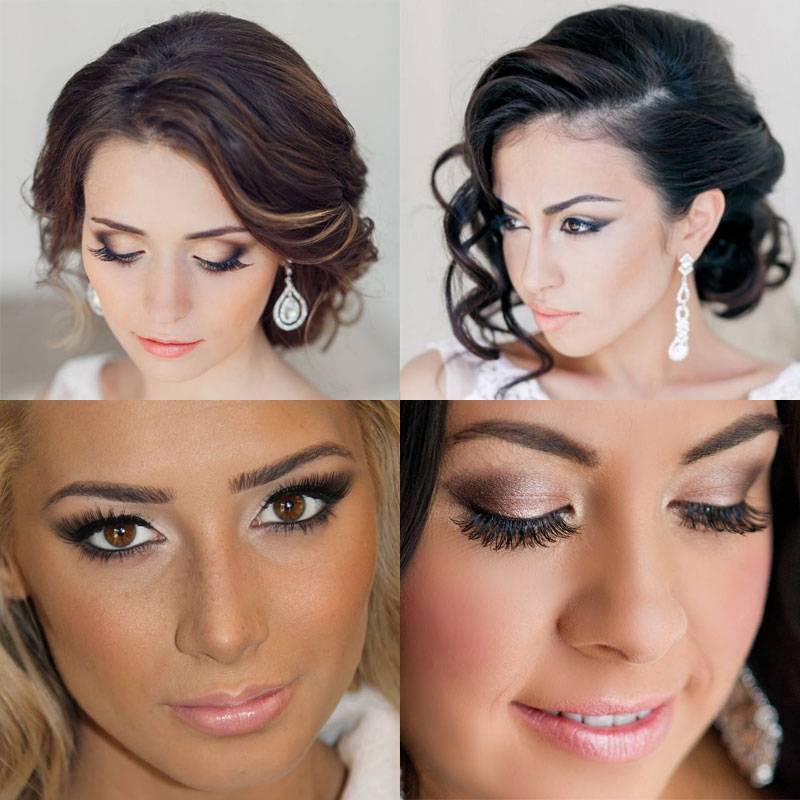 Как сделать свадебный макияж для обладательницы карих глаз