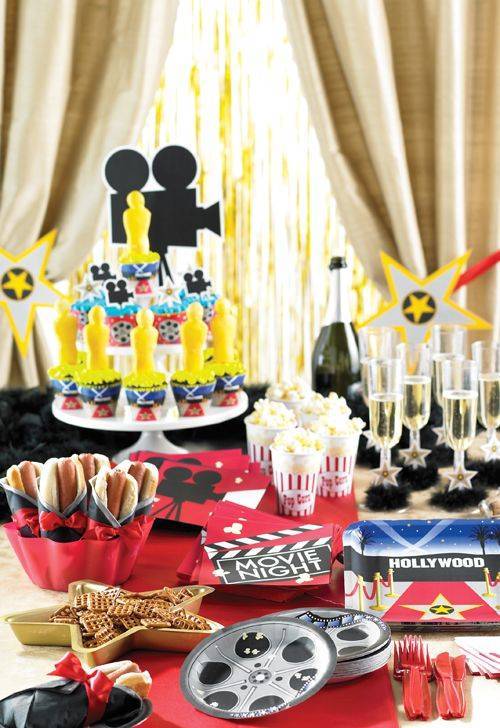 Movie-party: вечеринка в стиле голливуд, оскар или мосфильм