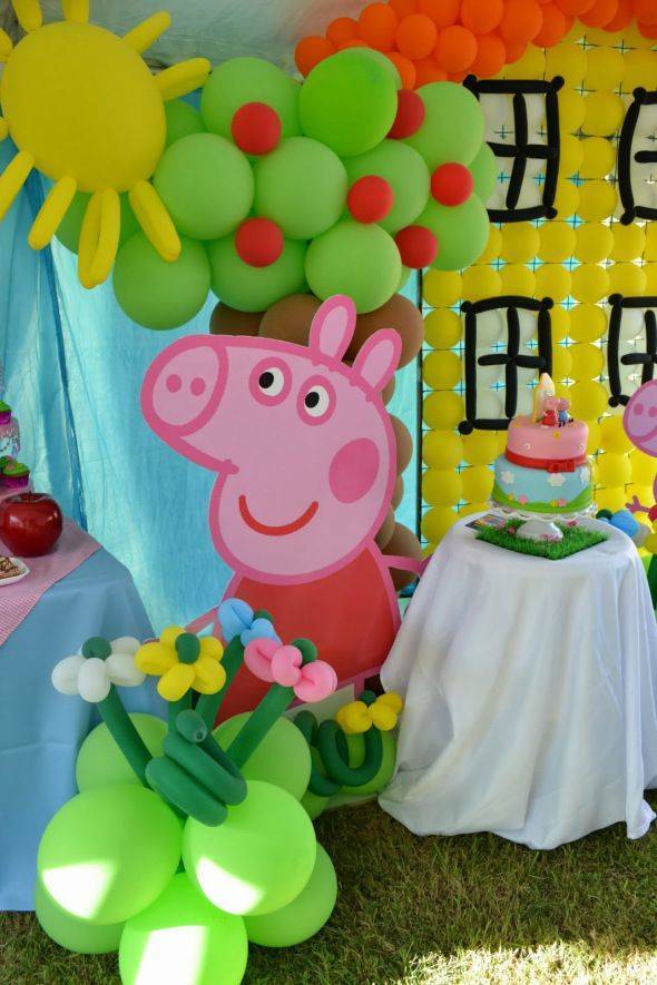 Идеи для сценария дня рождения в стиле свинки пеппы, конкурсы, фото