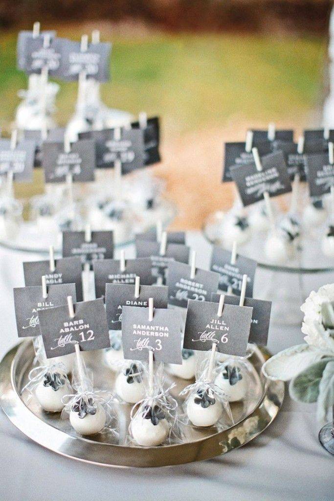 Рассадочные карточки на свадьбу - идеи для оформления