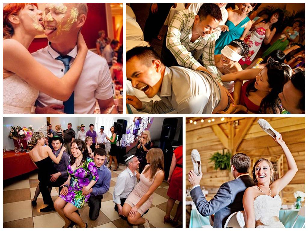Конкурсы на свадьбу без тамады: прикольные развлечения для гостей за столом