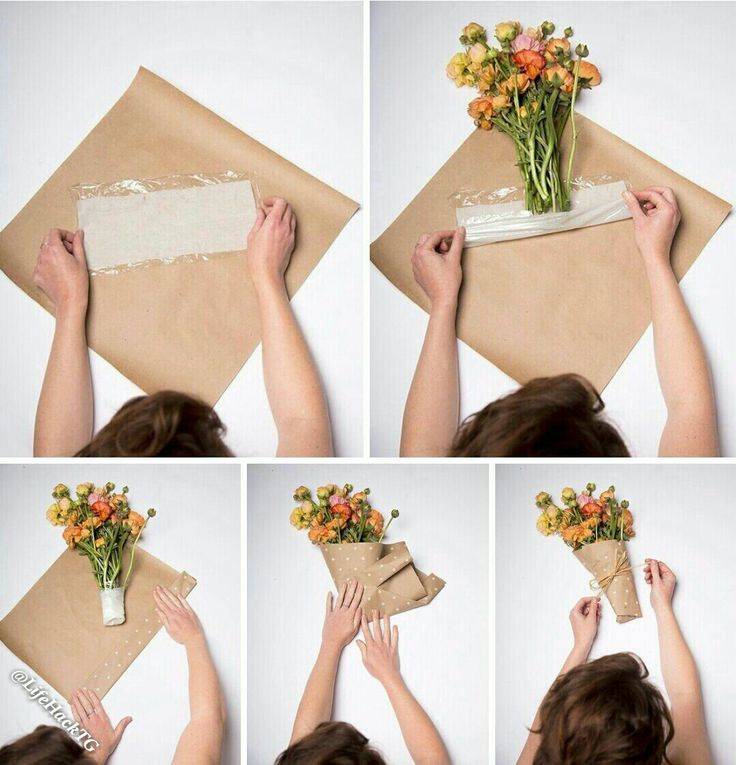 Как красиво упаковать цветы своими руками: практичные советы