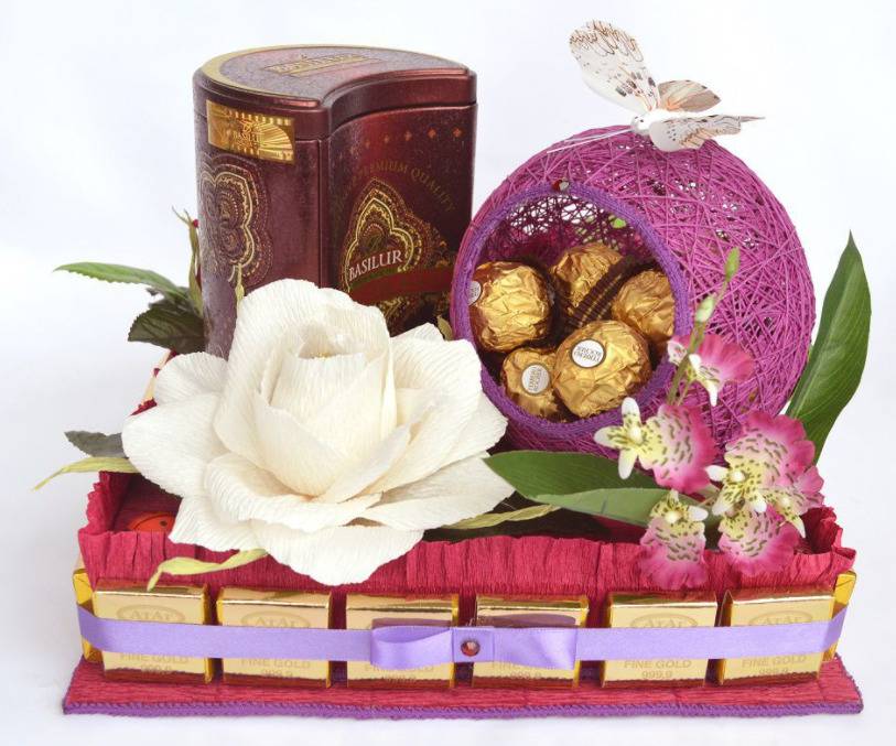 Букет из конфет своими руками: оригинальные идеи сладких украшений