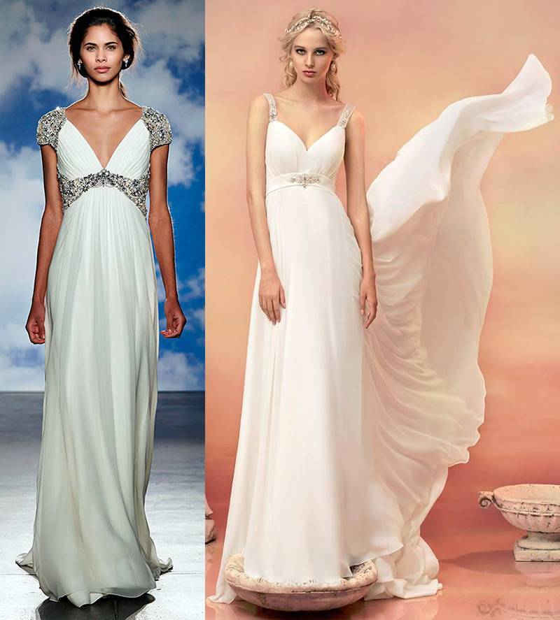 В греческом стиле: самые красивые и нежные платья 2021-2022