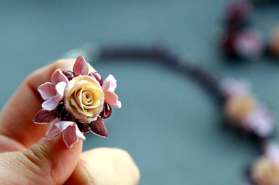 Как лепить цветы из полимерной глины, мастер-класс, простой цветок, роза, орхидея