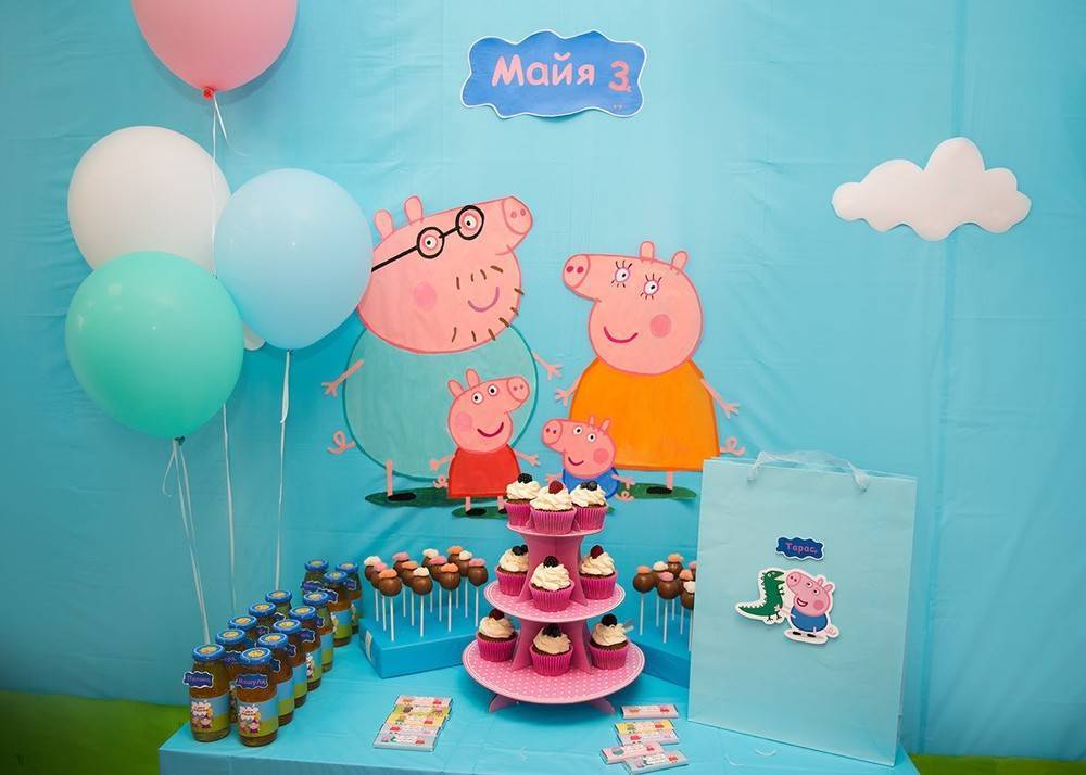 Свинка пеппа устраивает праздник! день рождения в стиле популярного мультфильма
