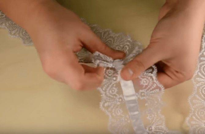 Подвязка для невесты своими руками — 5 пошаговых мастер-классов