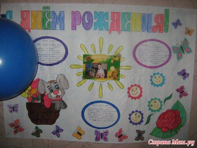 Красивый плакат на день рождения маме, бабушке своими руками: шаблоны, идеи, фото. как сделать красивый плакат на день рождения маме и бабушке с пожеланиями, фотографиями, из сладостей?