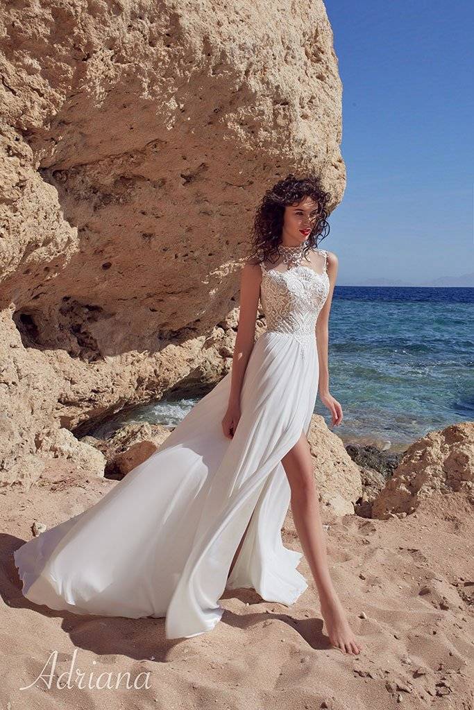 Пляжные свадебные платья: фасоны и модели
