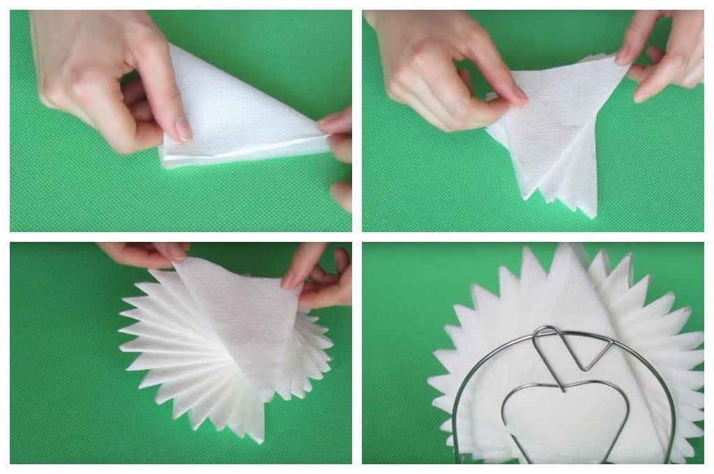 Как красиво сложить бумажные салфетки :: инфониак