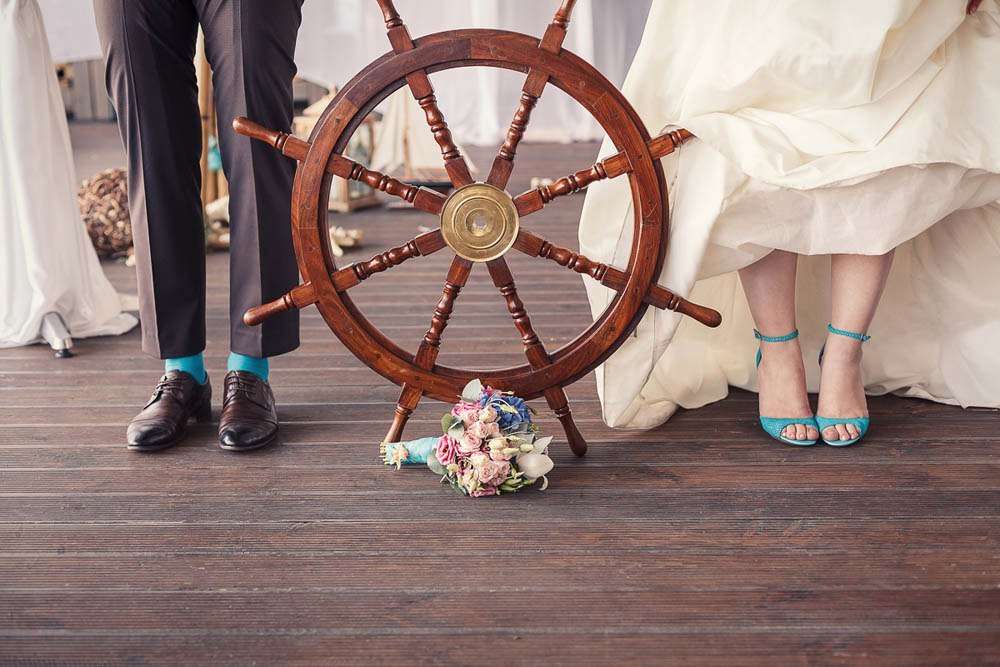 Свадьба в морском стиле, особенности и идеи