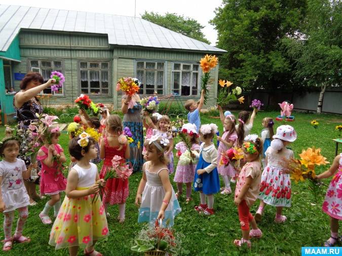 День рождения девочки в цветочном саду (4-7 лет)