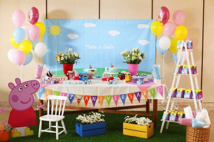 Как организовать детский день рождения в стиле свинки пеппы