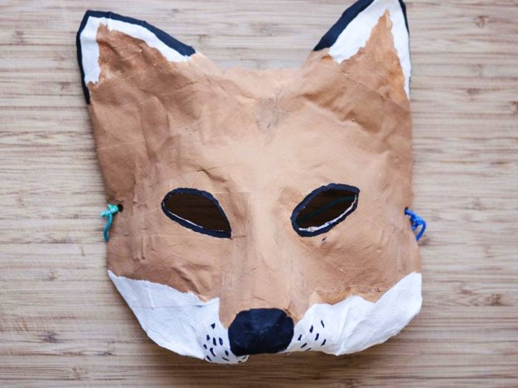 Как сделать из бумаги маску: схемы и шаблоны головы человека, животных и героев