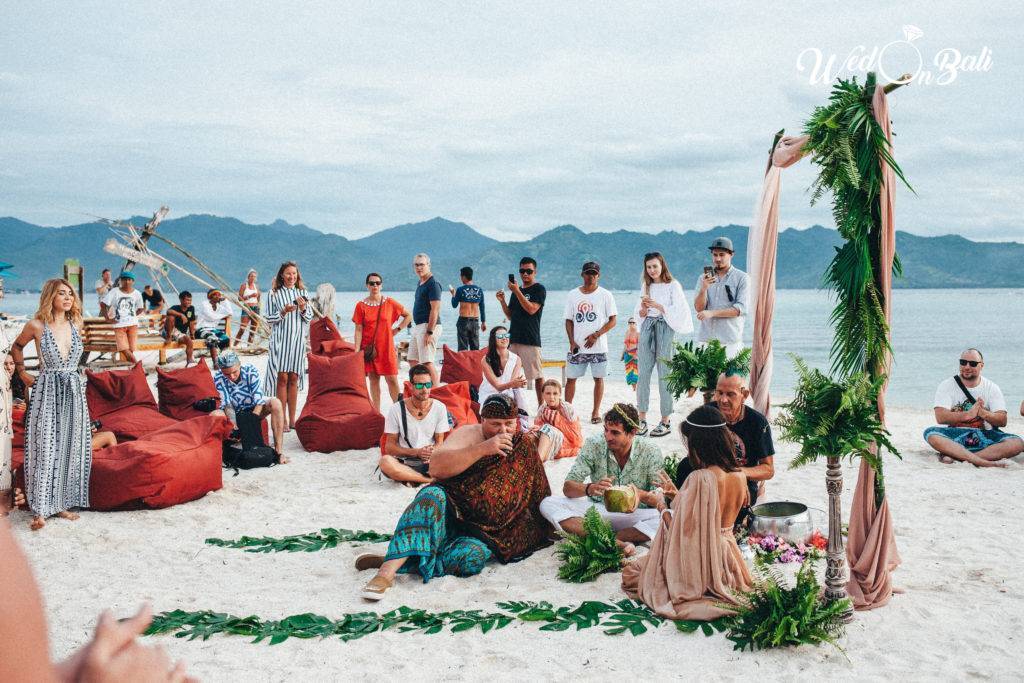 Традиционная свадьба на бали