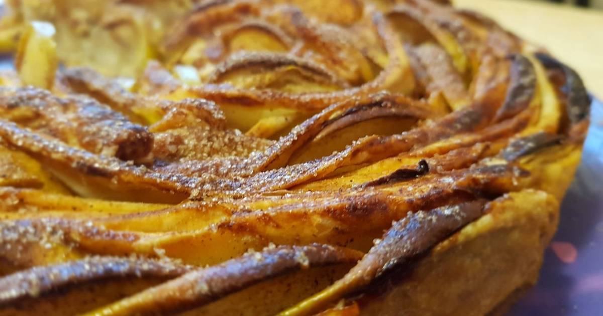 Слоеный яблочный пирог: пошаговый рецепт быстро и просто от марины выходцевой