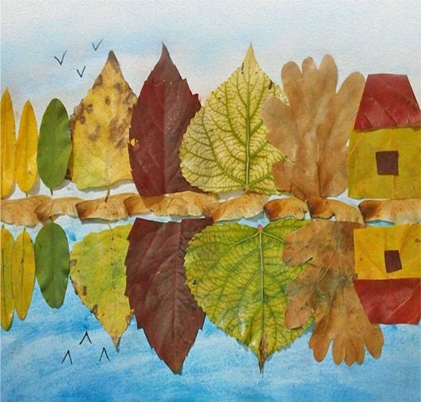 Осенние поделки 2022 из листьев деревьев - красиво и быстро! идеи для детского сада и школьников