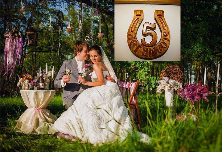 5 лет свадьбы: какая свадьба, поздравления, что принято дарить? :: syl.ru