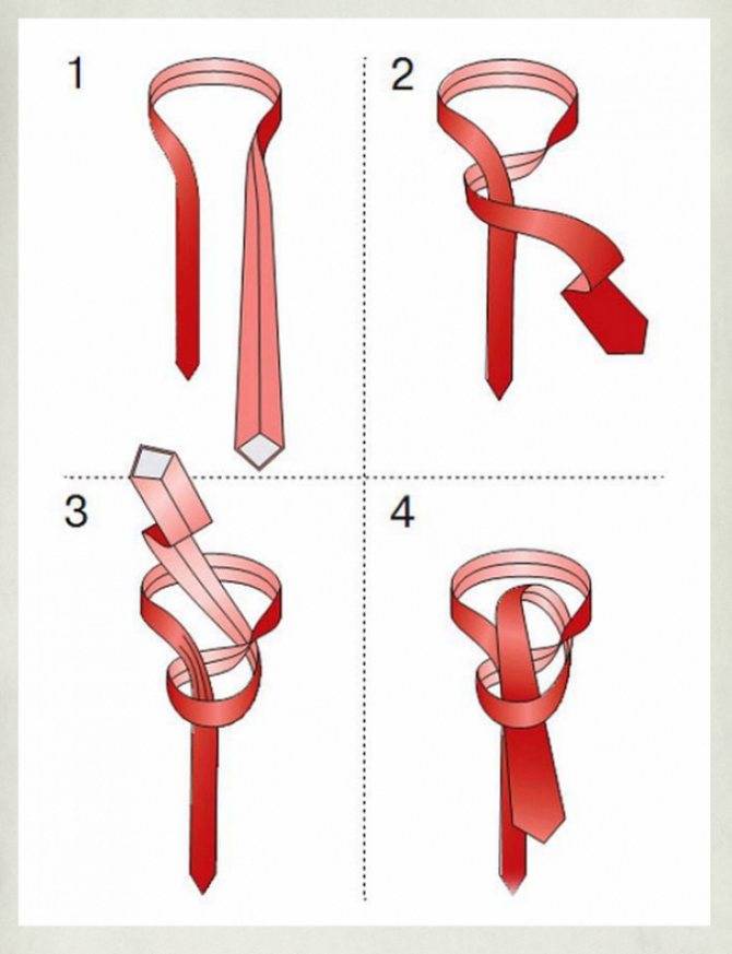 Завязать галстук пошагово вы сможете, с легкостью прочитав эту статью