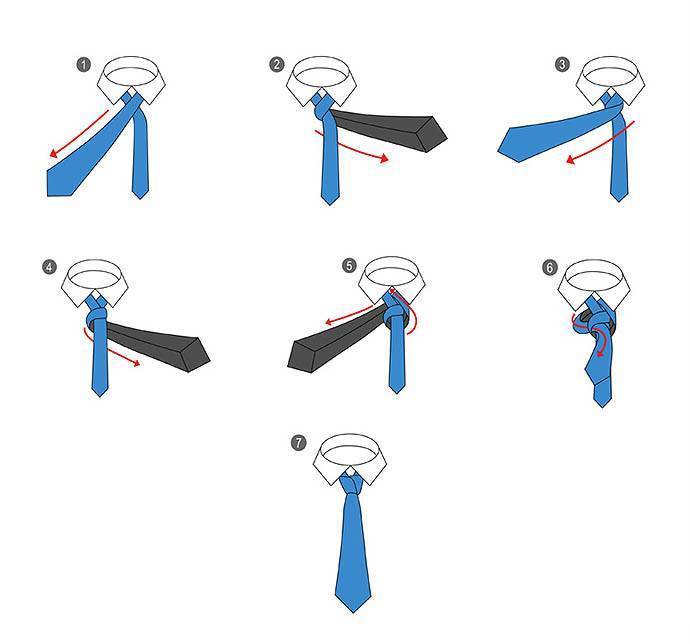Как завязать галстук — 18 разных узлов для галстука пошагово
