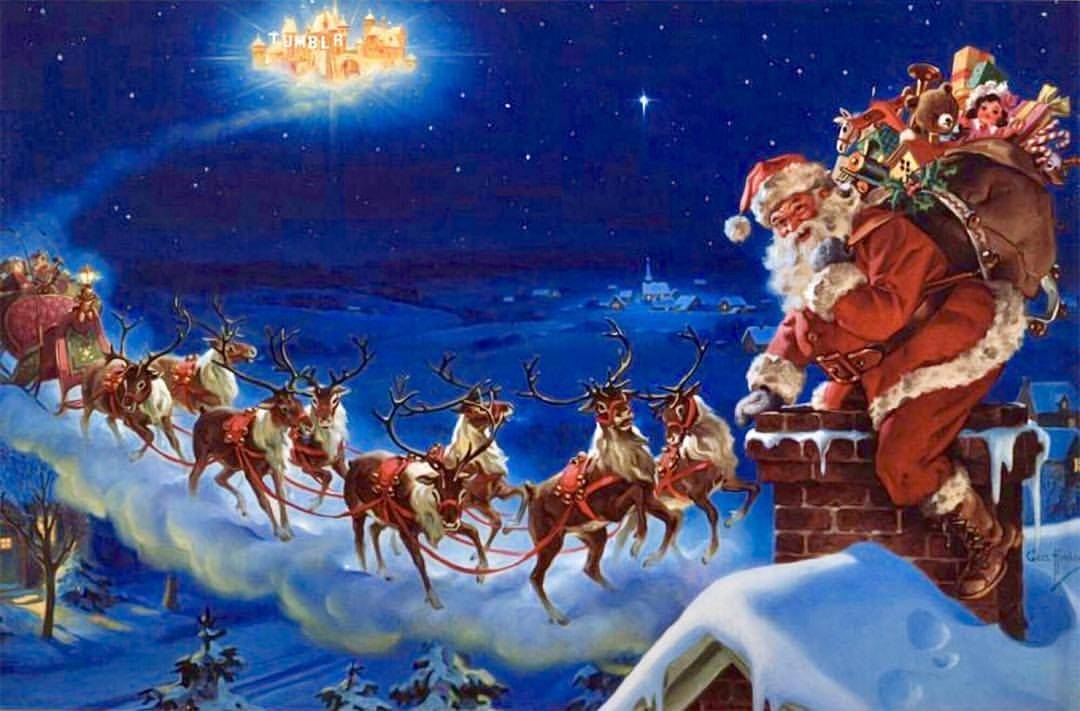 Санта-клаус и олени иллюстрация, олени санта-клауса рождество, санта-клаус олени, мультфильм рождество санта-клауса и олени, мультипликационный персонаж, млекопитающее, праздничные элементы png | pngwing