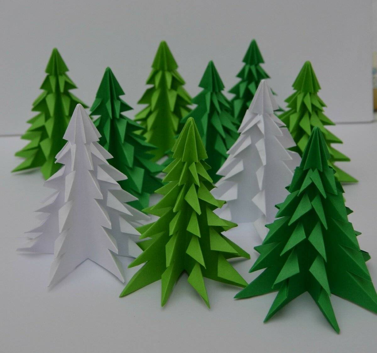 Объемная елка своими руками из бумаги (картона): схемы и шаблоны — топ, топ, сапожок