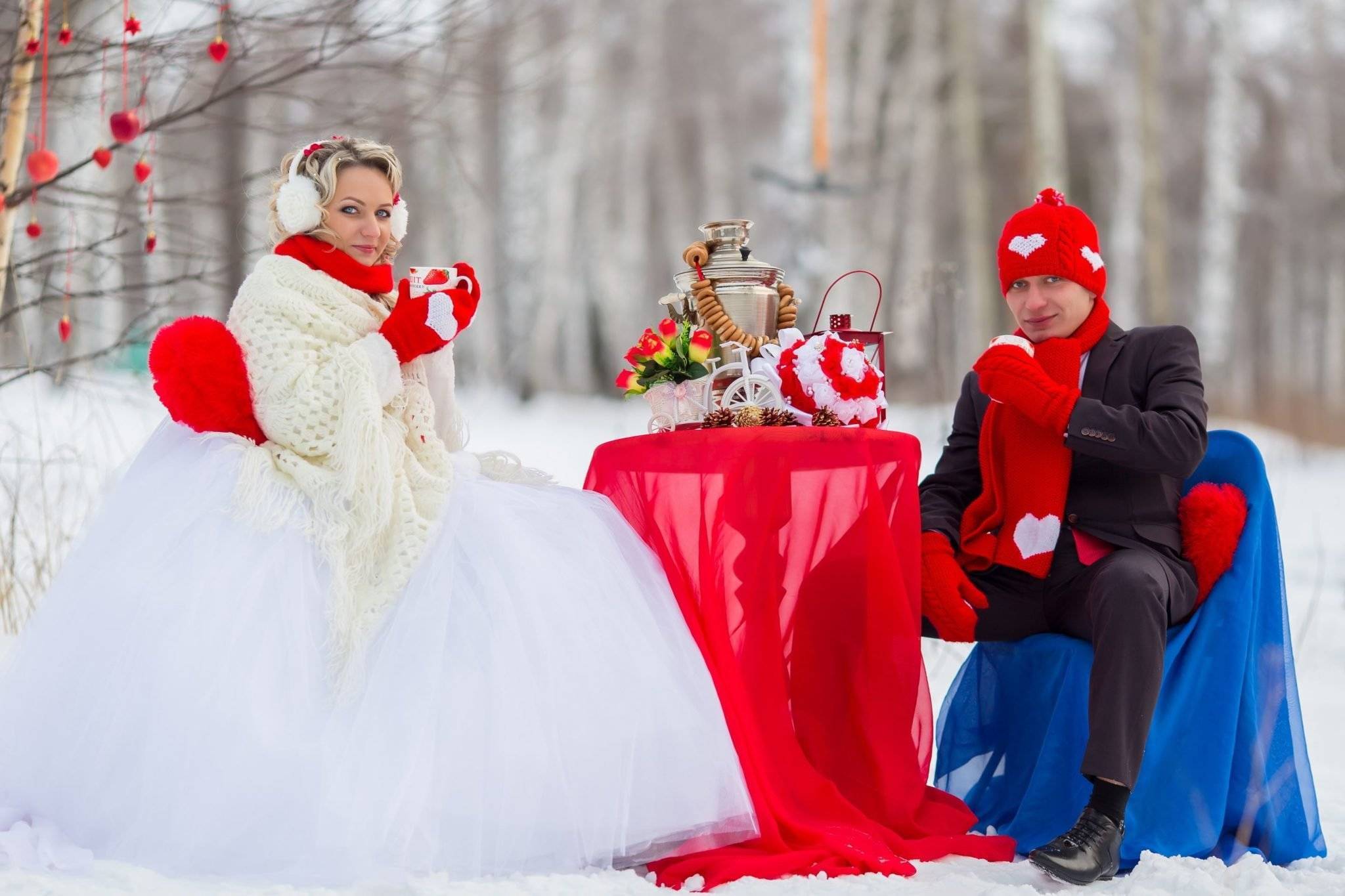 Зимняя свадьба: лучшие идеи для фотосессии