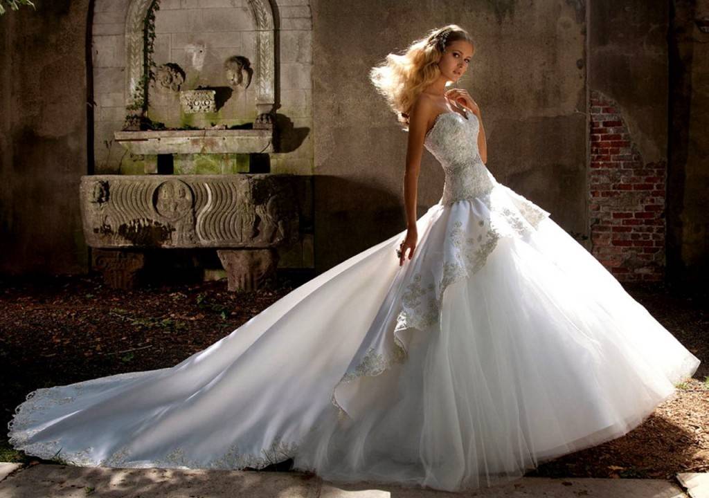 Пышное платье невесты: за и против