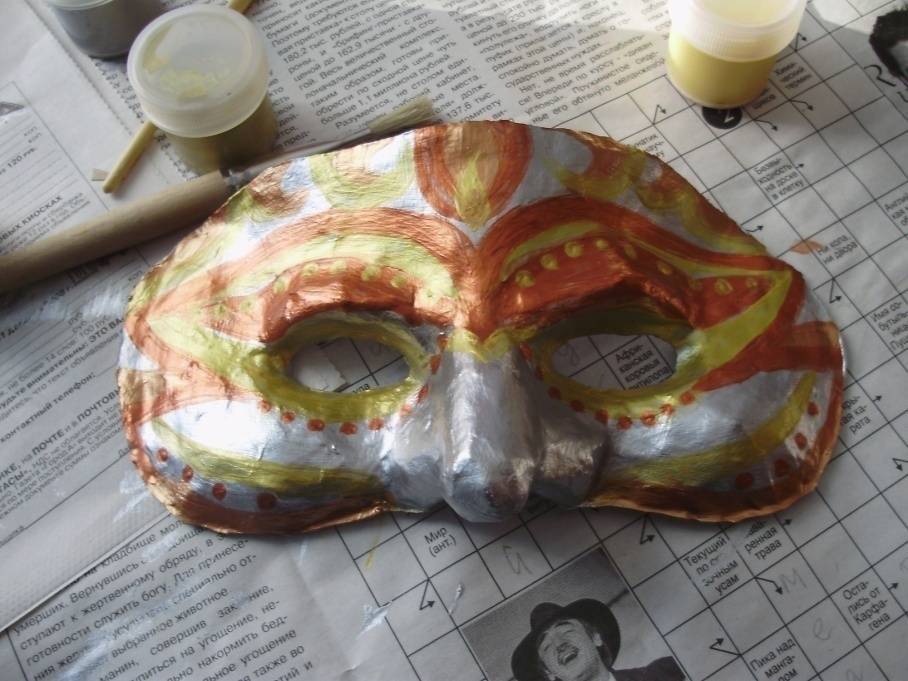 Маска из папье маше своими руками: мастер класс как сделать карнавальные маски