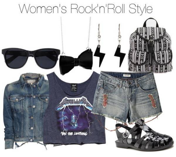 Особенности одежды в стиле рок, популярные вариации гардероба