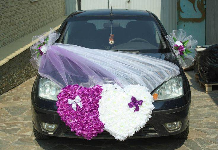 Изготовление своими руками свадебных украшений на машину