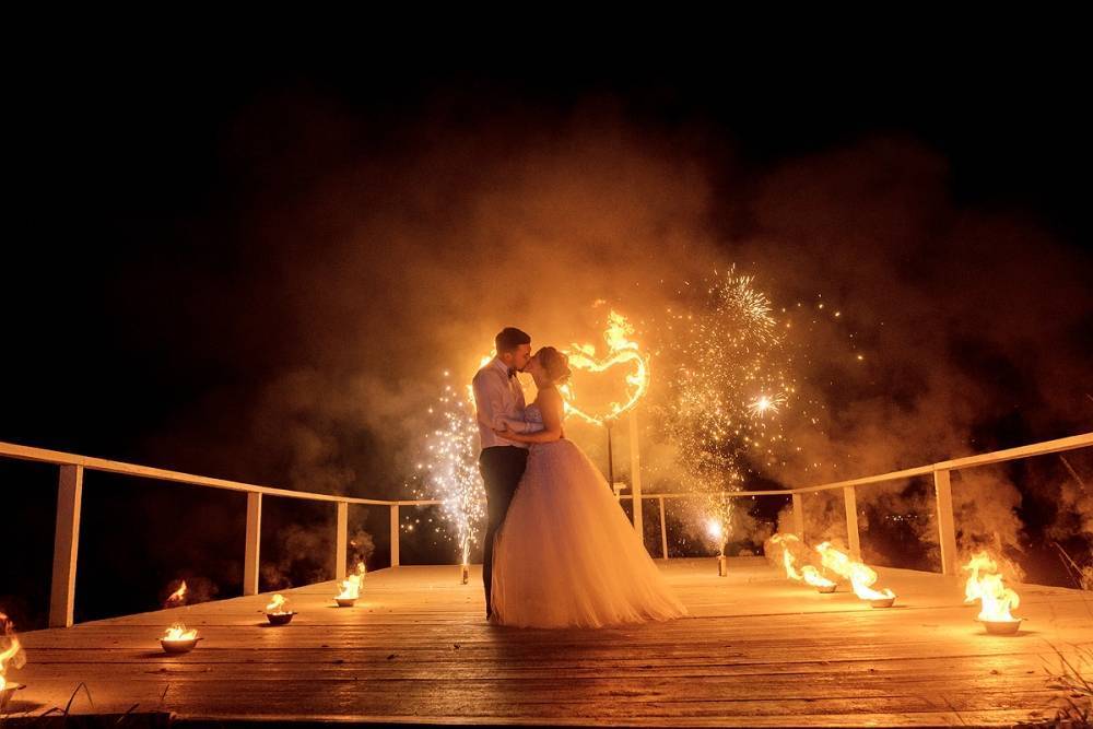 Фаер-шоу на свадьбу – завораживающее огненное представление