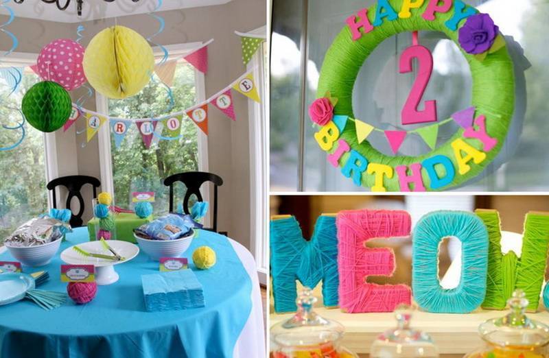 Как украсить комнату на день рождения ребенка - фото и видео оформления детской комнаты к празднику
