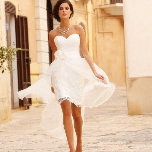Выбираем короткое свадебное платье: основные советы - the bride