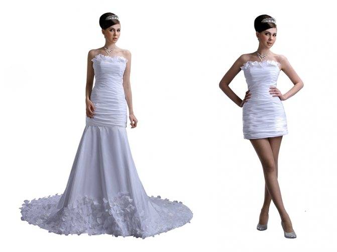 Свадебное платье-трансформер создаст универсальный образ невесты