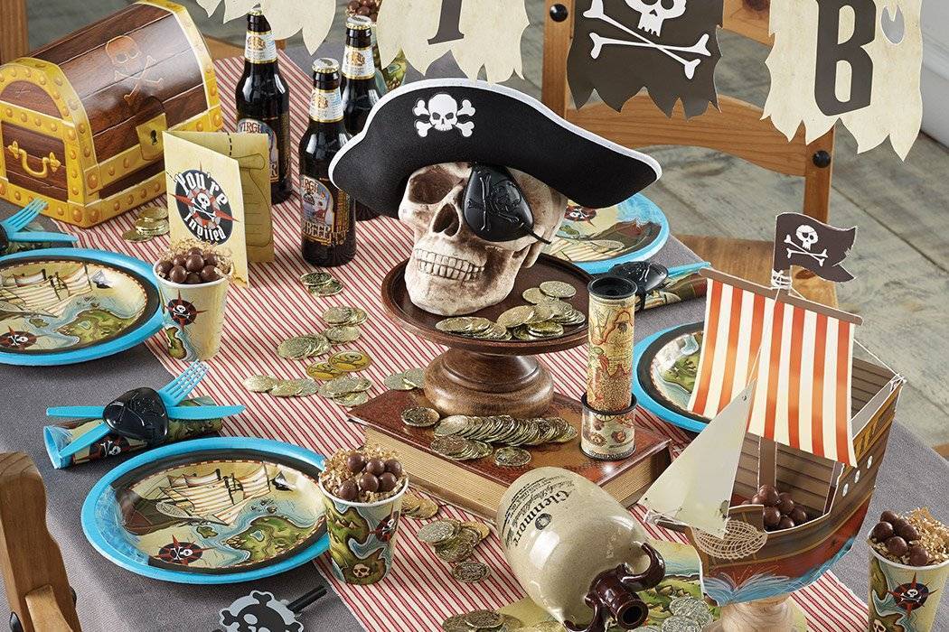 Пиратская вечеринка для детей: йо-хо-хо и бутылка колы! | fiestino.ru