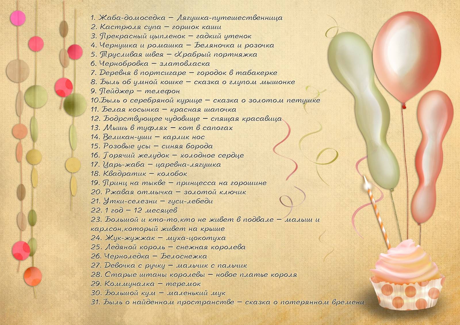 Смешные конкурсы на день рождения. конкурсы на день рождения - смешные и веселые :: syl.ru
