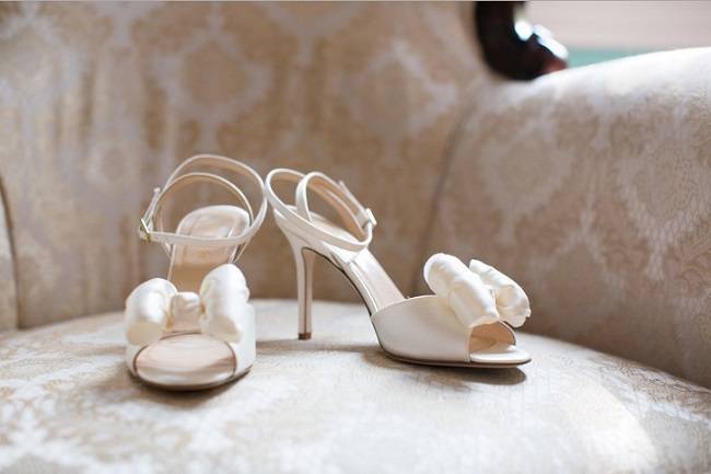 Свадебные туфли на танкетке для невесты — фото обзор