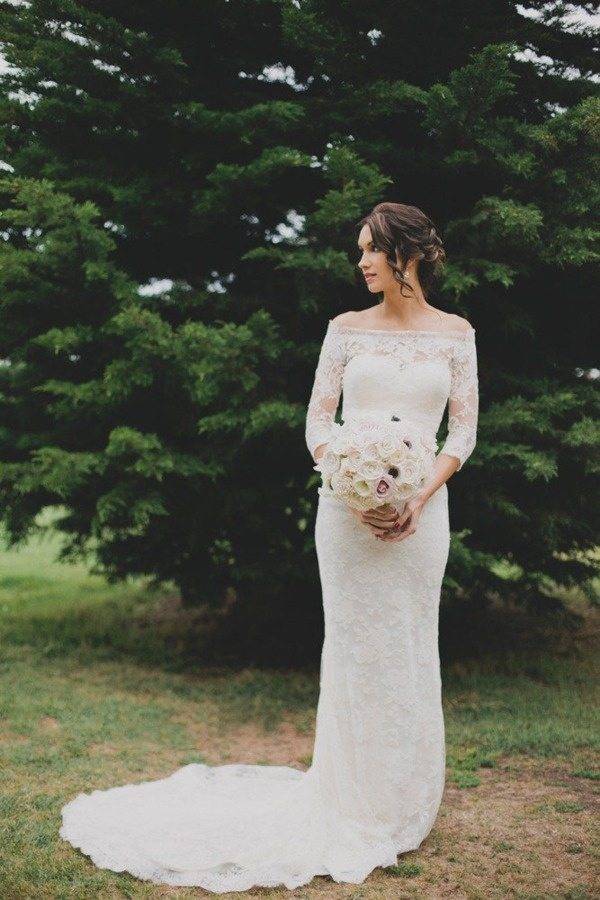 Свадебные платья с длинным рукавом – стильно и элегантно