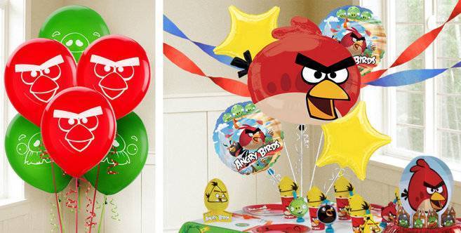 День рождения в стиле angry birds — как украсить комнату, чем занять детей