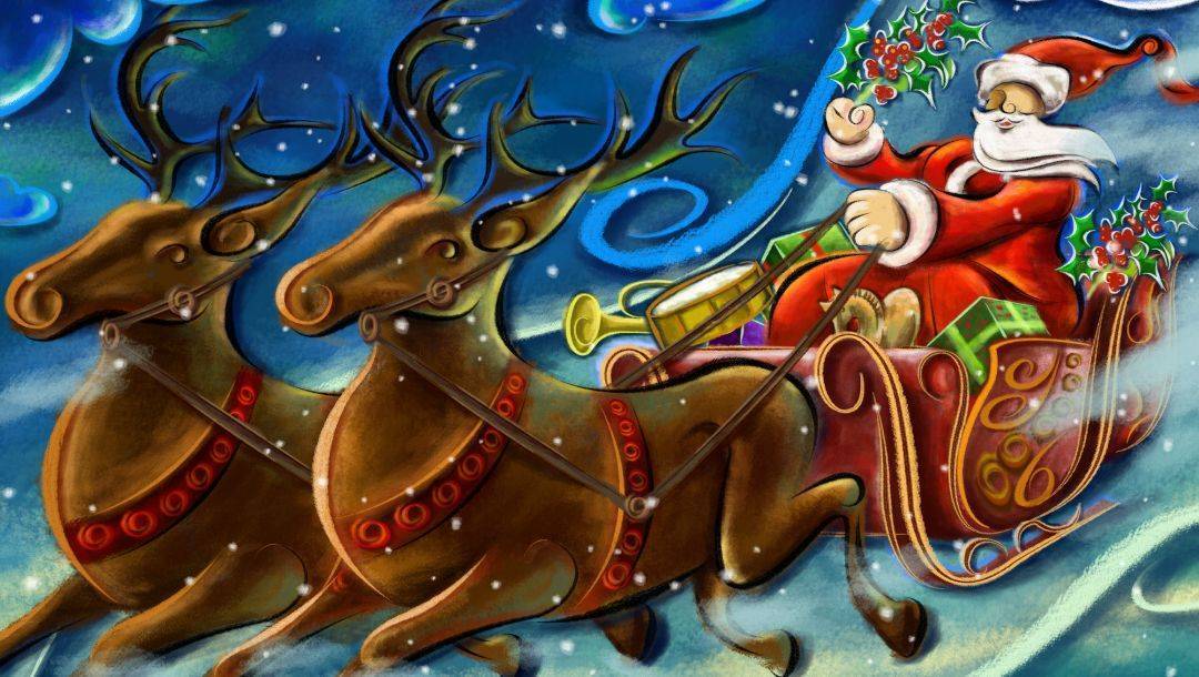 Олень деда мороза - santa claus's reindeer - abcdef.wiki