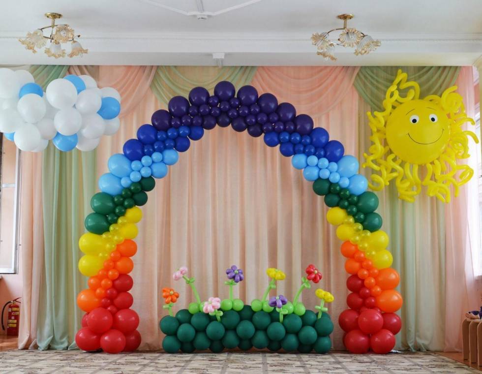 Как украсить зал на выпускной в детском саду: 50 идей с фото | все о детях, все для родителей