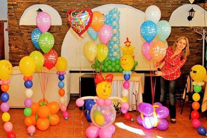 Украшение праздника воздушными шарами на радость всем!