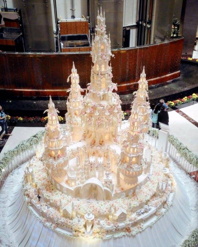 Роскошная свадьба: самые дорогие торты в мире (фото)