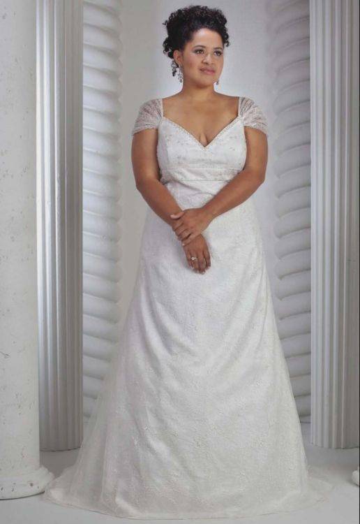 Платье для полной невесты: особенности выбора модели и цвета